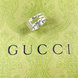 GUCCI グッチ ブランデッド カットアウトG リング・指輪
 シルバー925 17.5 シルバー【中古】
 メンズ