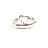 TIFFANY&Co. ティファニー オープンハート エルサペレッティ リング・指輪
 シルバー925 9.5 シルバー【中古】
 レディース