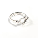 TIFFANY&Co. ティファニー オープンハート エルサペレッティ リング・指輪
 シルバー925 9.5 シルバー【中古】
 レディース