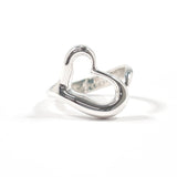 TIFFANY&Co. ティファニー オープンハート エルサペレッティ リング・指輪
 シルバー925 9.5 シルバー【中古】
 レディース