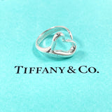 TIFFANY&Co. ティファニー オープンハート エルサペレッティ リング・指輪
 シルバー925 9.5 シルバー【中古】
 レディース