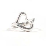 TIFFANY&Co. ティファニー オープンハート エルサペレッティ リング・指輪
 シルバー925 11 シルバー【中古】
 レディース