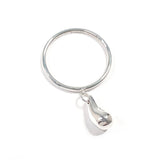 TIFFANY&Co. ティファニー ティアドロップ エルサペレッティ リング・指輪
 シルバー925 9 シルバー【中古】
 レディース