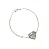 TIFFANY&Co. ティファニー リターントゥ ハート タグ ダブル チェーン ブレスレット
 シルバー925 シルバー【中古】
 レディース