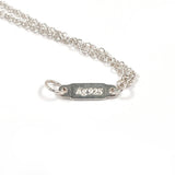 TIFFANY&Co. ティファニー リターントゥ ハート タグ ダブル チェーン ブレスレット
 シルバー925 シルバー【中古】
 レディース