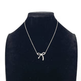 TIFFANY&Co. ティファニー ボウ リボン ネックレス
 シルバー925 シルバー【中古】
 レディース