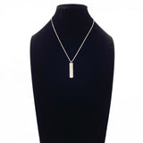 TIFFANY&Co. ティファニー 1837 バー ペンダント ネックレス
 シルバー925 シルバー【中古】
 ユニセックス
