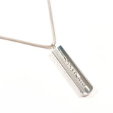 TIFFANY&Co. ティファニー 1837 バー ペンダント ネックレス
 シルバー925 シルバー【中古】
 ユニセックス