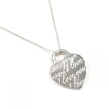 TIFFANY&Co. ティファニー ノーツハート タグ ネックレス
 シルバー925 シルバー【中古】
 レディース