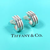 TIFFANY&Co. ティファニー グルーブド ダブルライン イヤリング
 シルバー925 シルバー【中古】
 レディース