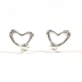 TIFFANY&Co. ティファニー オープンハート エルサペレッティ イヤリング
 シルバー925 シルバー【中古】
 レディース