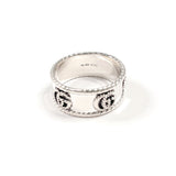 GUCCI グッチ ダブルG ワイドリング 627729 J8400 0701 リング・指輪
 シルバー925 17 シルバー【中古】
 メンズ