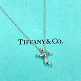 TIFFANY&Co. ティファニー クロス ミニ エルサペレッティ ネックレス
 シルバー925 シルバー【中古】
 レディース