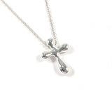 TIFFANY&Co. ティファニー クロス ミニ エルサペレッティ ネックレス
 シルバー925 シルバー【中古】
 レディース