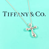 TIFFANY&Co. ティファニー クロス ミニ エルサペレッティ ネックレス
 シルバー925 シルバー【中古】
 レディース