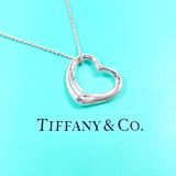 TIFFANY&Co. ティファニー オープンハート エルサペレッティ ネックレス
 シルバー925 シルバー【中古】
 レディース