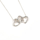 TIFFANY&Co. ティファニー トリプルハート ネックレス
 シルバー925 シルバー【中古】
 レディース