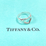 TIFFANY&Co. ティファニー オープンハート エルサペレッティ リング・指輪
 スターリングシルバー 10 シルバー【中古】
 レディース