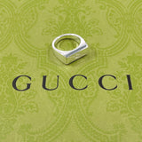 グッチ リング・指輪
 11号 ダイアゴナル インターロッキングＧ 774038 J8400 8106 GUCCI シルバー925 シルバー レディース 新品仕上げ済み