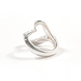 TIFFANY&Co. ティファニー オープンハート エルサペレッティ リング・指輪
 スターリングシルバー 11 シルバー【中古】
 レディース