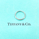 TIFFANY&Co. ティファニー ミルグレイン バンドリング トゥギャザー リング・指輪
 Pt950プラチナ 10 シルバー【中古】
 レディース