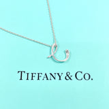 TIFFANY&Co. ティファニー アルファベット レター C エルサペレッティ ネックレス
 スターリングシルバー シルバー【中古】
 レディース