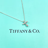 TIFFANY&Co. ティファニー クロス ミニ エルサペレッティ ネックレス
 シルバー925 シルバー【中古】
 レディース