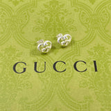 グッチ ピアス
 インターロッキング G ハート GUCCI シルバー925 シルバー レディース 新品仕上げ済み