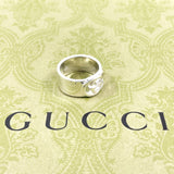 GUCCI グッチ インターロッキング G リング・指輪
 シルバー925 18 シルバー【中古】
 メンズ