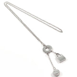 Christian Dior クリスチャンディオール Christian Dior Beauty ネックレス
 メタル シルバー【中古】
 レディース
