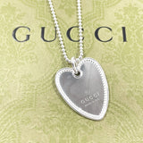 GUCCI グッチ ハート プレート ボールチェーン ネックレス
 シルバー925 シルバー【中古】
 レディース