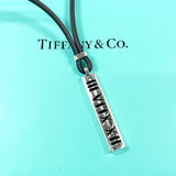 TIFFANY&Co. ティファニー アトラス バー ネックレス
 シルバー925/ラバー シルバー【中古】
 ユニセックス
