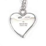 GUCCI グッチ ハート インターロッキングG ネックレス
 シルバー925 シルバー【中古】
 レディース