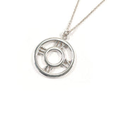 TIFFANY&Co. ティファニー アトラス オープン メダリオン ネックレス
 シルバー925 シルバー【中古】
 ユニセックス