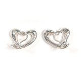 TIFFANY&Co. ティファニー オープンハート エルサペレッティ イヤリング
 スターリングシルバー シルバー【中古】
 レディース