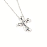 TIFFANY&Co. ティファニー クロス エルサペレッティ ネックレス
 シルバー925/ダイヤモンド シルバー【中古】
 レディース