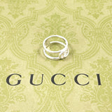 GUCCI グッチ インターロッキング G ワイドリング リング・指輪
 シルバー925 14 シルバー【中古】
 ユニセックス