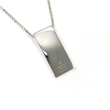 GUCCI グッチ プレート ネックレス
 シルバー925 シルバー【中古】
 ユニセックス