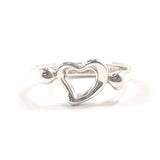 TIFFANY&Co. ティファニー オープンハート エルサペレッティ リング・指輪
 シルバー925 10.5 シルバー【中古】
 レディース