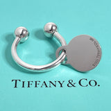 TIFFANY&Co. ティファニー ラウンドタグ キーリング キーホルダー
 シルバー925 シルバー【中古】
 ユニセックス