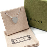 GUCCI グッチ トレードマーク ハート 223512 J8400 8106 ネックレス
 シルバー925 シルバー【中古】
 レディース