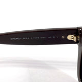 CHANEL シャネル ココマーク ハート 5478-A サングラス
 合成樹脂 ブラウン【中古】
 レディース