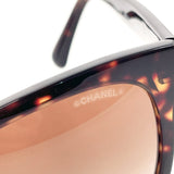 CHANEL シャネル ココマーク 5380-A サングラス
 合成樹脂 ブラウン【中古】
 レディース