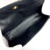 CELINE セリーヌ マカダム ポーチ
 PVC ブラック【中古】
 レディース