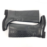 FENDI フェンディ ロングブーツ ズッカ 21AW EMBOSSED FF MOTIF 8U8036 ブーツ
 レザー ブラック【中古】
 レディース