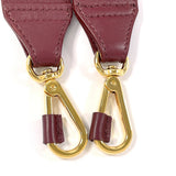 Chloe クロエ ショルダーストラップ
 レザー ワインレッド【中古】
 レディース