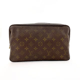 LOUIS VUITTON ルイヴィトン トゥルーストワレット 28 M47522 ポーチ
 モノグラムキャンバス ブラウン【中古】
 レディース