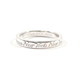 TIFFANY&Co. ティファニー ノーツ ナロー ニューヨーク リング・指輪
 シルバー925 10 シルバー【中古】
 レディース