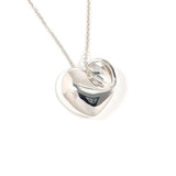TIFFANY&Co. ティファニー フォールドハート ネックレス
 シルバー925 シルバー【中古】
 レディース