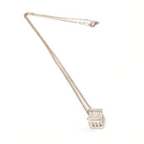 TIFFANY&Co. ティファニー アトラスキューブ ネックレス
 シルバー925 シルバー【中古】
 レディース